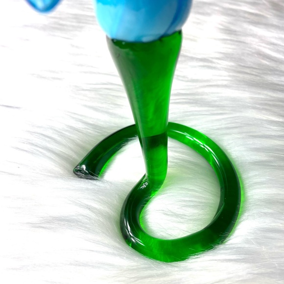 🌱Blown Glass Stem Flower Candle Holder - Picture 6 of 6